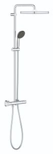 Suihkujärjestelmä GROHE Vitalio Start System 250 Cube termostaatilla