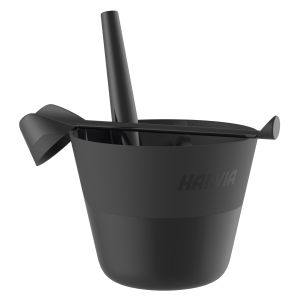 Saunakiulu + löylykauha Harvia Click musta 7 l