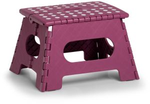 Taittojakkara Zeller 35 x 28 x 22 cm pinkki