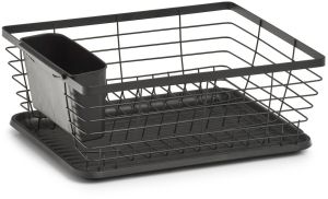 Astiankuivausteline Zeller Musta 37 x 30,5 x 14,5 cm