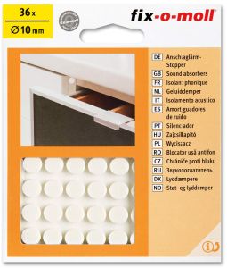 Äänenvaimennin Fix-o-moll valkoinen 36 kpl