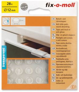 Liukuestetassu Fix-o-moll 12 mm 28 kpl