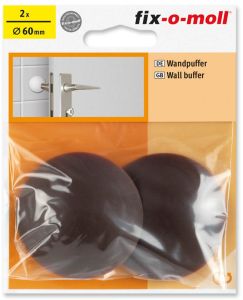 Ovenpysäytin Fix-o-moll 60 mm ruskea 2 kpl