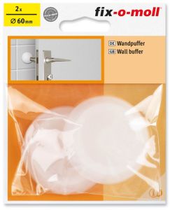 Ovenpysäytin Fix-o-moll 60 mm kirkas 2 kpl