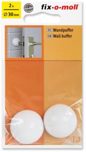 Ovenpysäytin Fix-o-moll 30 mm valkoinen 2 kpl