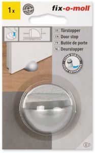 Ovenpysäytin metalli Fix-o-moll satin 45 x 25 mm