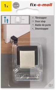 Ovenpysäytin Fix-o-moll metalli satin