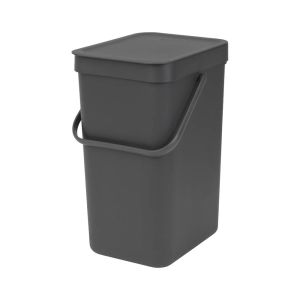 Roska-astia Brabantia Sort&amp;Go 12 L Harmaa
