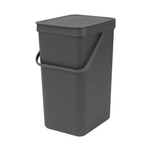 Roska-astia Brabantia Sort&amp;Go 16 L Harmaa