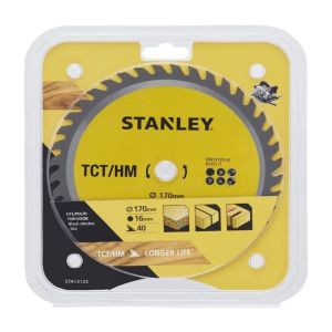 Pyörösahanterä Stanley 170 x 16 x 40 TCT/HM