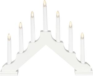 Kynttelikkö Konstsmide Valkoinen