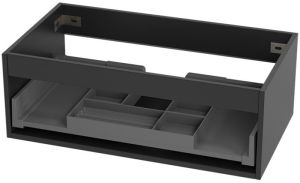 Allaskaappi Camargue Skärgård IQ+ Mattamusta 80 x 45 x 27,5 cm