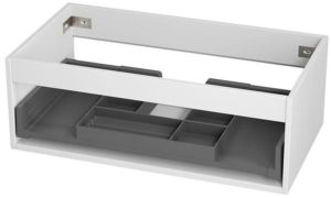 Allaskaappi Camargue Skärgård IQ + 80 cm mattavalkoinen