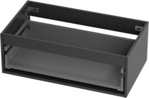 Sivukaappi Camargue Skärgård IQ + 80 cm mattamusta