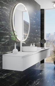 Sivukaappi Camargue Skärgård IQ + 80 cm mattavalkoinen