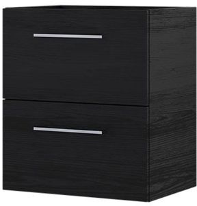 Allaskaappi Camargue Svanholm Slim Musta 50 x 36 x 55 cm