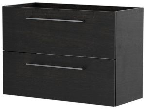 Allaskaappi Camargue Svanholm Slim Musta 80 x 36 x 55 cm