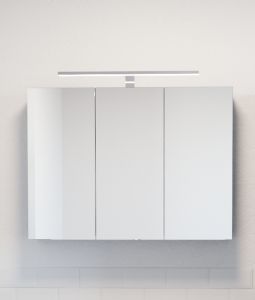 Peilikaappi Camargue Svanholm 120 x 65 cm mattavalkoinen