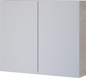 Peilikaappi Camargue Svanholm 80 x 65 cm harmaa puu