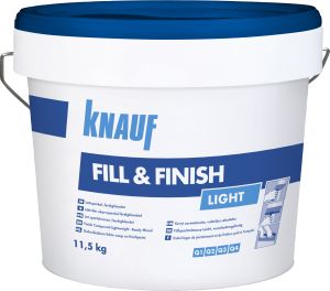 Valmistasoite Knauf Fill&amp;Finish Light 11,5 kg