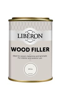 Puukitti Liberon Wood Filler 200 ml Valkoinen