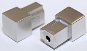 Laattalistan Kulmapala Dione Neliö Hopea 8 mm
