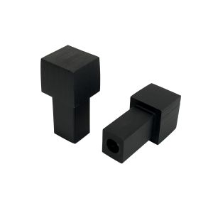 Laattalistan Kulmapala Dione Neliö Carbon Black 8 mm