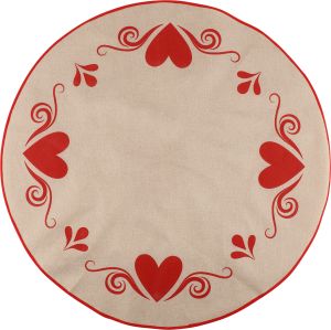 Kuusenalusmatto 100 cm sydänkuvio