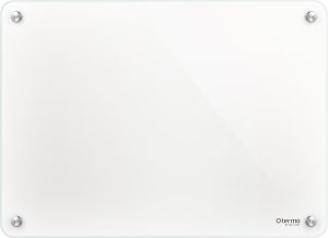 Lasilämmitin Termo ECO 400 W valkoinen 48 x 4,9 x 35 cm