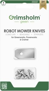 Varaterät Powerworks robottiruohonleikkuriin 9 kpl