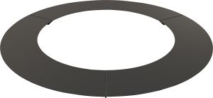 Suojarengas puun ympärille 60/90 cm musta