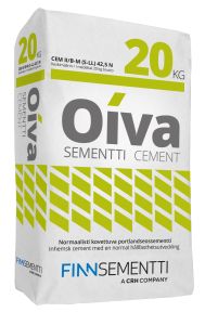Sementti Finnsementti Oiva CEMII/B-M (S-LL) 42,5 N 20 kg