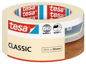 Maalarinteippi Classic Tesa 50 m x 50 mm