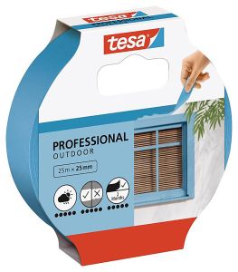 Maalarinteippi Tesa Prof. Outdoor 25m x 25 mm