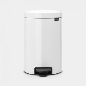 Roska-astia polkimella Brabantia Newicon White 12 l