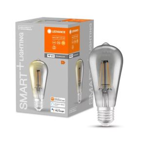LED-lamppu Ledvance Smart+ WiFi Edison Savu 2500 K DIM E27 6 W