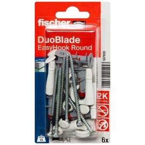 Tulppa pyöreällä koukulla Fischer EasyHook Round DuoBlade
