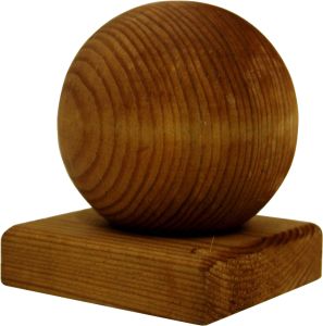 Tolpanhattu pallo 70 mm tolpalle ruskea