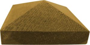 Tolpanhattu pyramidi 70 mm tolpalle vihreä