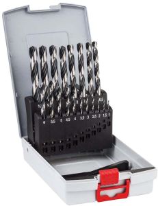 Metalliporanteräsarja Bosch HSS-R 19-osainen 1-10 mm