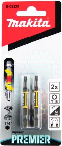 Ruuvauskärki Makita E-03333 T15 50 mm 2 kpl/pkt