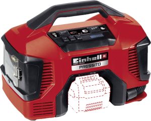 Akkukompressori Einhell PXC TE-AC 18/11 Li-AC Solo
