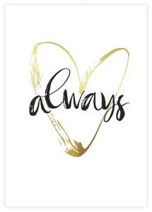 Painokuva Art Link Always 21 x 30 cm