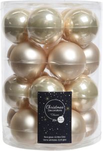 Lasipallolajitelma 20 kpl 6 cm helmiäinen