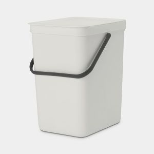 Roska-astia Brabantia Sort&amp;Go 25 l Vaaleanharmaa