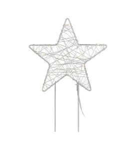 Led-koristetähti Markslöjd Gardener Hopea 21 x 32 cm