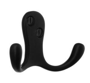 Kaksoiskoukku Beslagsboden BB246 Mattamusta