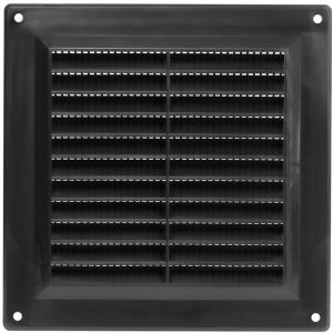 Säleikkö Europlast VR1515M Musta 150 x 150 mm