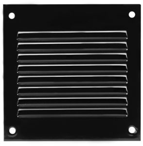 Säleikkö Europlast MR1010M Musta 100 x 100 mm