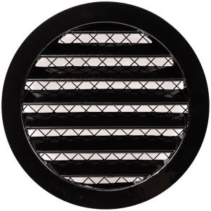 Säleikkö Europlast MRA160M Musta Ø160 mm